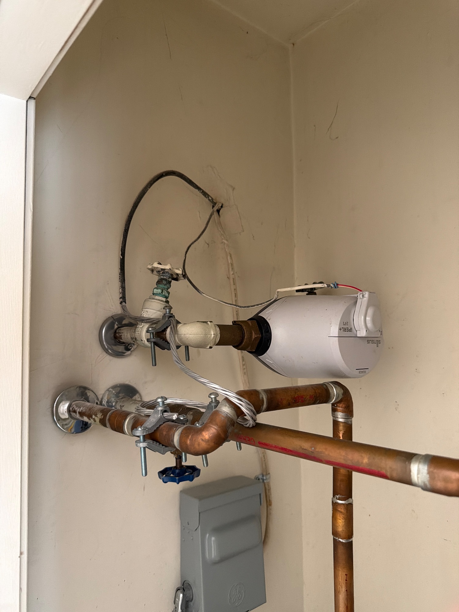 The main water shutoff for the house